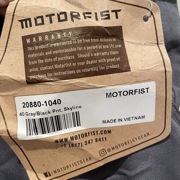 Motorfist Pants Men’s Size 40 (fits 36/38) NEW - Picture 3 of 16